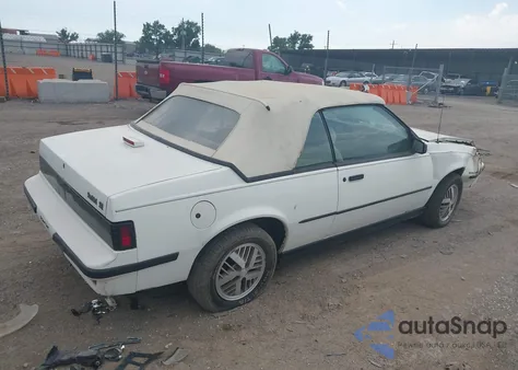 1987 Pontiac Sunbird Se from USA, damaged, VIN 1G2JD31K1H7575709